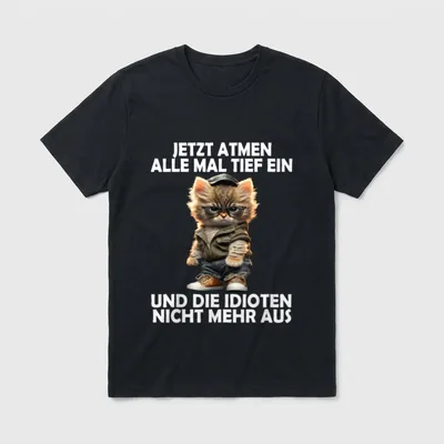 Jetzt Atmen Alle Tief T-Shirt – Klassisches T-Shirt in Schwarz