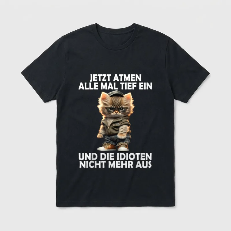 Jetzt Atmen Alle Tief T-Shirt – Klassisches T-Shirt in Schwarz