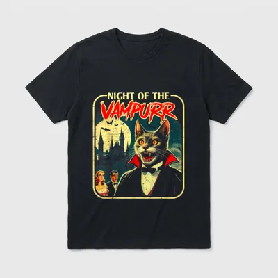 Die Nacht der Vampire T-Shirt – Klassisches T-Shirt in Schwarz
