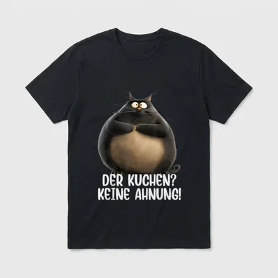 Katzen Katzenbesitzer Lustig Spruch T-Shirt – Klassisches T-Shirt in Schwarz