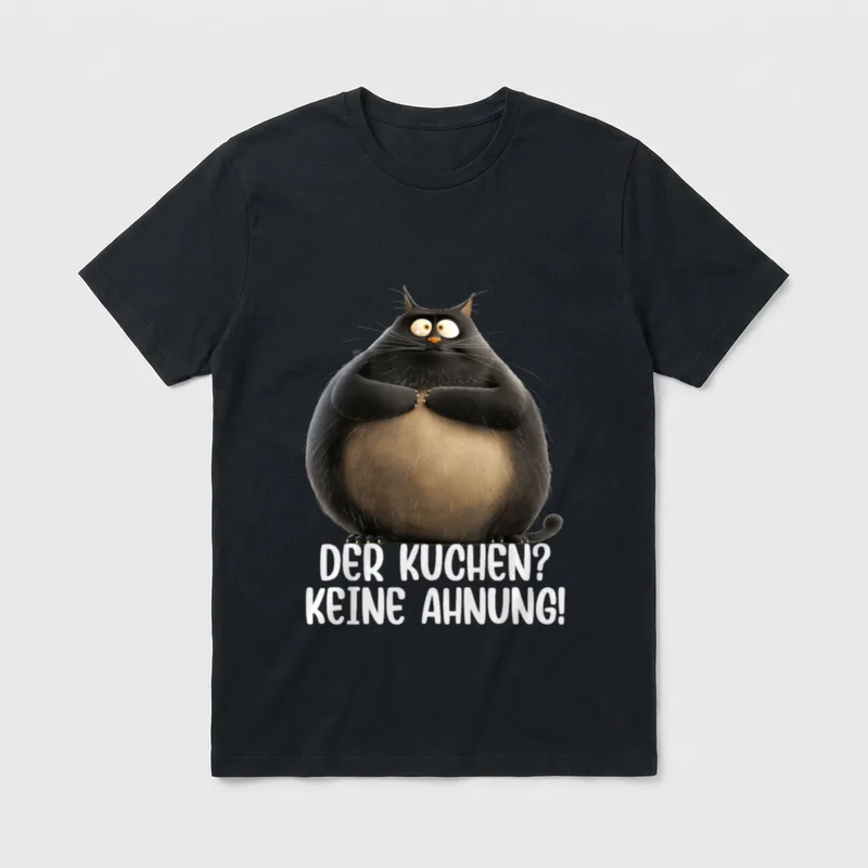 Katzen Katzenbesitzer Lustig Spruch T-Shirt – Klassisches T-Shirt in Schwarz