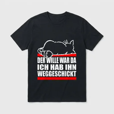Lustige Stubentiger Sprüche Geschenke T-Shirt – Klassisches T-Shirt in Schwarz