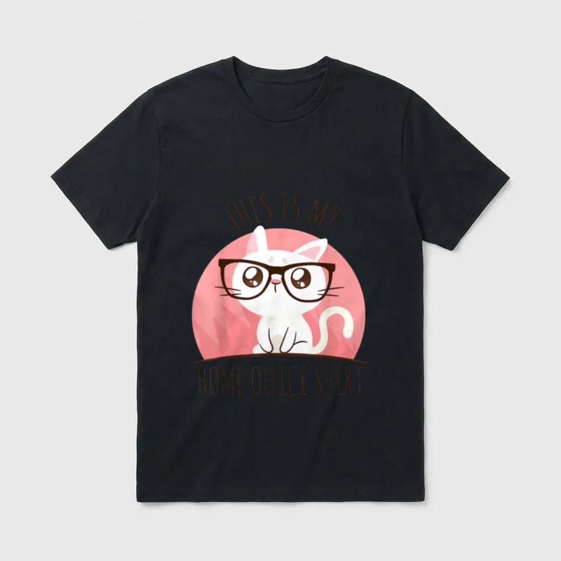 lustige Süße Mieze Katze T-Shirt – Klassisches T-Shirt in Schwarz
