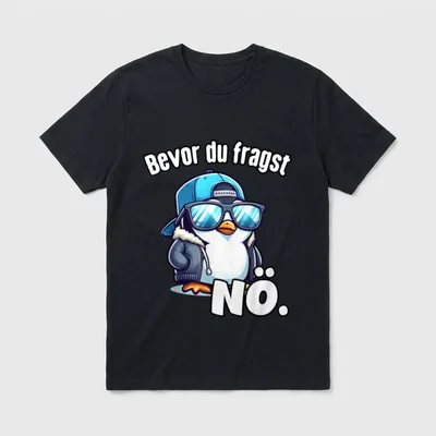 lustige Sprüche Bevor du T-Shirt – Klassisches T-Shirt in Schwarz
