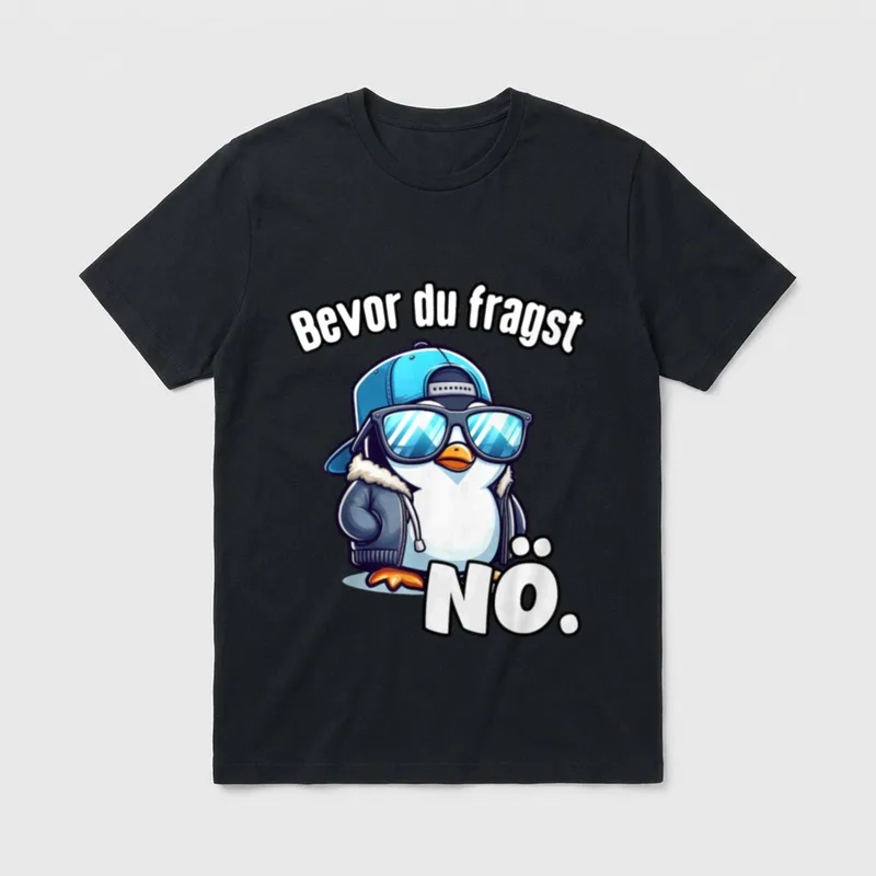 lustige Sprüche Bevor du T-Shirt – Klassisches T-Shirt in Schwarz