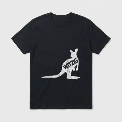 Känguru Witzig Sie Stellen T-Shirt – Klassisches T-Shirt in Schwarz