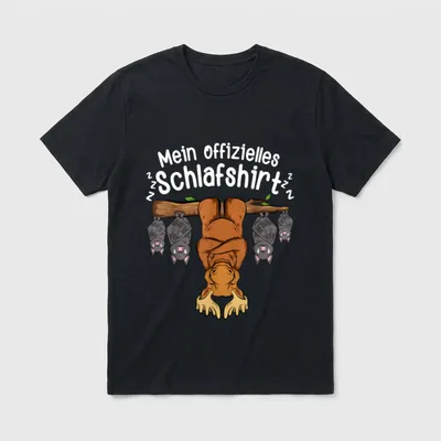 Mein offizielles Schlafshirt lustiges T-Shirt – Klassisches T-Shirt in Schwarz