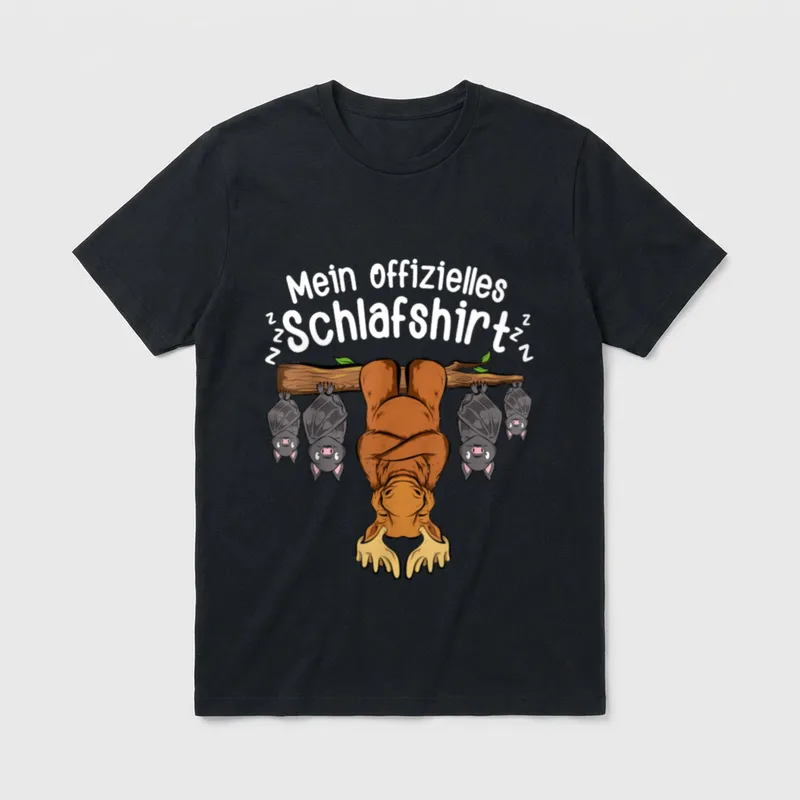 Mein offizielles Schlafshirt lustiges T-Shirt – Klassisches T-Shirt in Schwarz