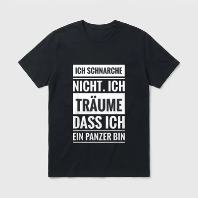 Schnarchen Laut Schnarchler Schlafen T-Shirt – Klassisches T-Shirt in Schwarz