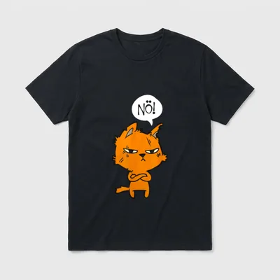 Bevor Du Fragst Nö Nein T-Shirt – Klassisches T-Shirt in Schwarz