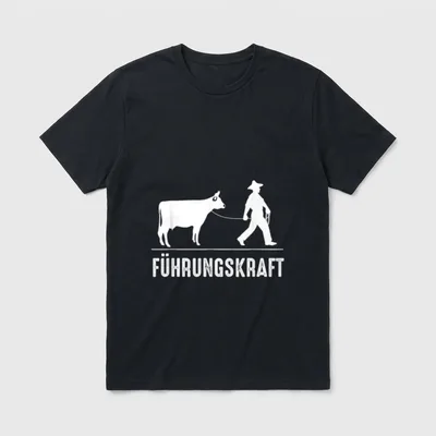 Führungskraft Landwirt Bauer Vieh T-Shirt – Klassisches T-Shirt in Schwarz