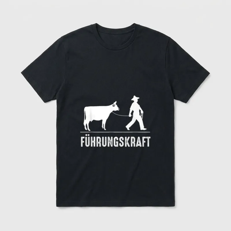 Führungskraft Landwirt Bauer Vieh T-Shirt – Klassisches T-Shirt in Schwarz