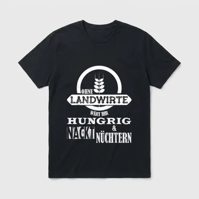 Landwirt Dankbarkeit T-Shirt – Klassisches T-Shirt in Schwarz