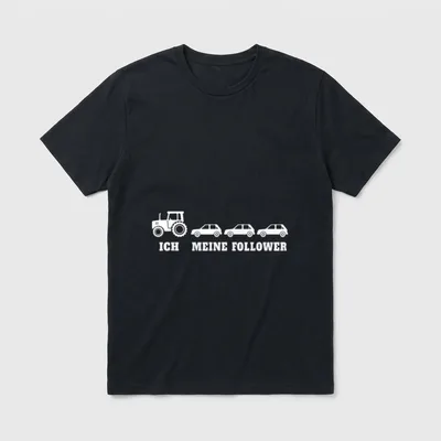 Landwirt Bauer Traktor Trecker T-Shirt – Klassisches T-Shirt in Schwarz