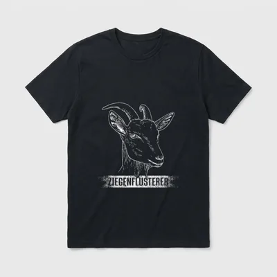 Ziegenflüsterer Ziegen Flüsterer Lustiges T-Shirt – Klassisches T-Shirt in Schwarz