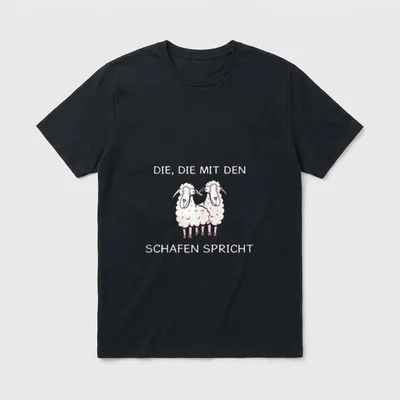 Lustige Landwirt Schaf Bauer T-Shirt – Klassisches T-Shirt in Schwarz