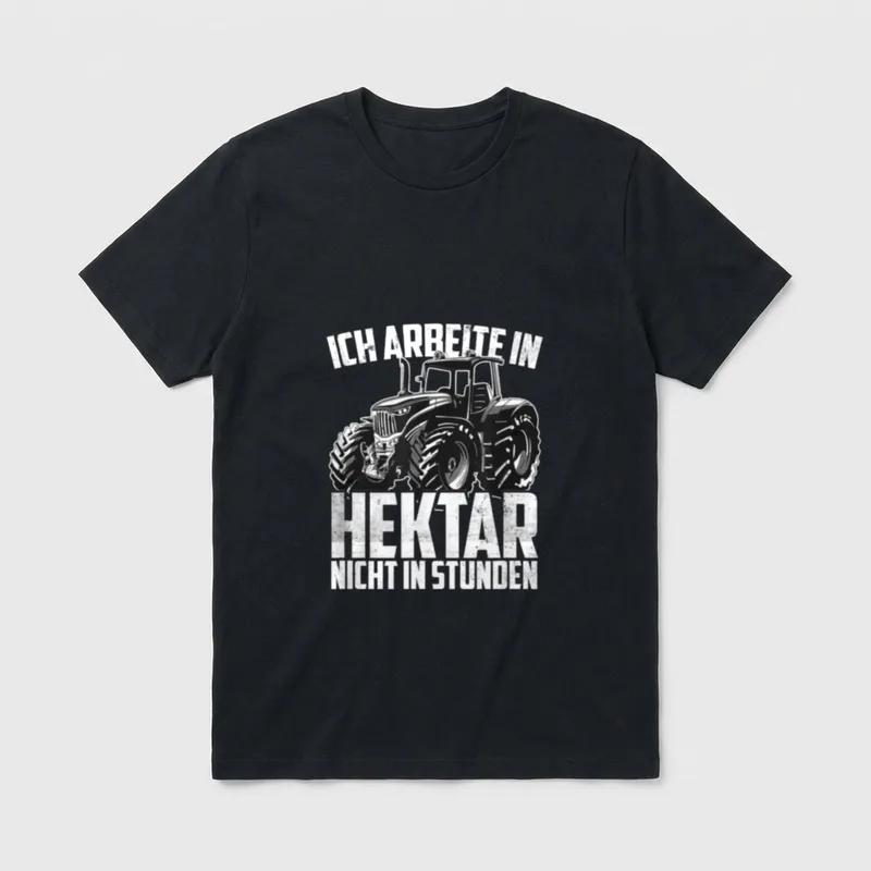Lustiges Traktor Landwirt Landwirtschaft T-Shirt – Klassisches T-Shirt in Schwarz
