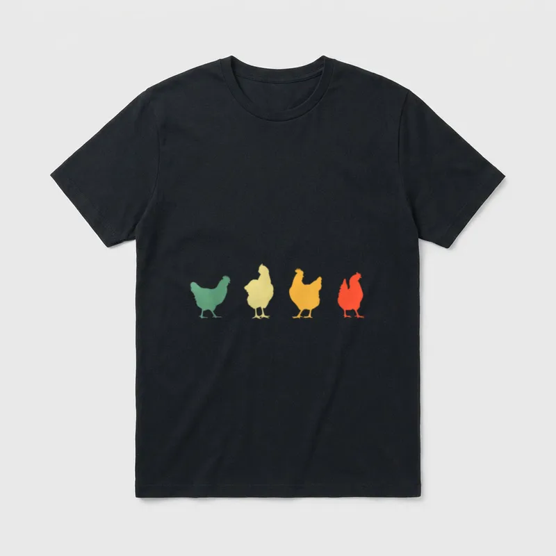Hühner Lustig Huhn Hühnerbesitzer T-Shirt – Klassisches T-Shirt in Schwarz