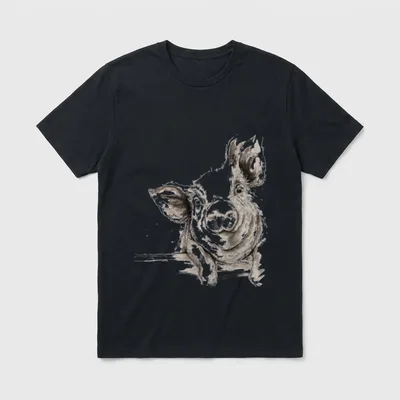 Lustiges Schwein Landwirt Schweine-Bauer T-Shirt – Klassisches T-Shirt in Schwarz