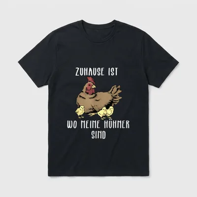 Zuhause Ist Wo Meine T-Shirt – Klassisches T-Shirt in Schwarz