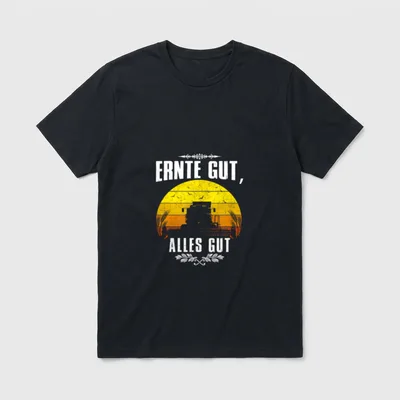 Landwirt Trecker Agrar Spruch Bauer T-Shirt – Klassisches T-Shirt in Schwarz