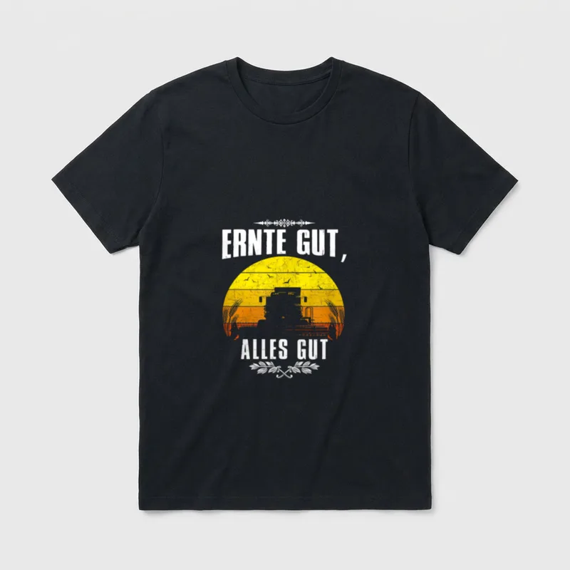 Landwirt Trecker Agrar Spruch Bauer T-Shirt – Klassisches T-Shirt in Schwarz