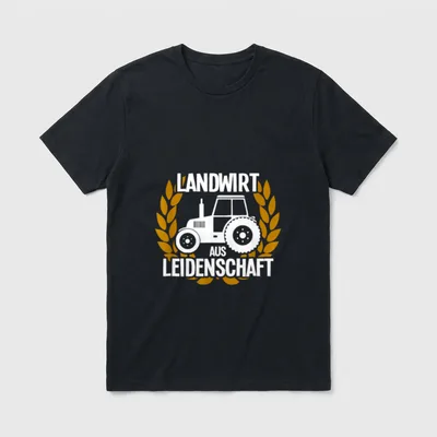 Landwirt & Bauern Traktor T-Shirt – Klassisches T-Shirt in Schwarz