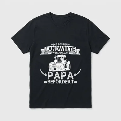 Landwirt Bauer Beruf Traktor T-Shirt – Klassisches T-Shirt in Schwarz
