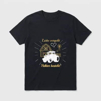 Liebe Vergeht Hektar Besteht T-Shirt – Klassisches T-Shirt in Schwarz