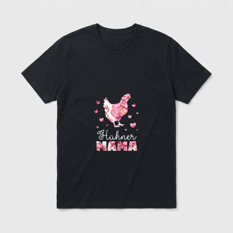 Hühner Landwirtin Huhn Hahn T-Shirt – Klassisches T-Shirt in Schwarz