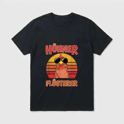 Hühner Flüsterer Landwirt Bauer Hühnerzucht T-Shirt – Klassisches T-Shirt in Schwarz