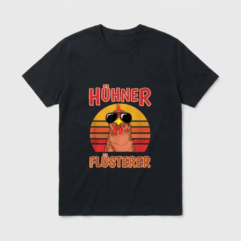 Hühner Flüsterer Landwirt Bauer Hühnerzucht T-Shirt – Klassisches T-Shirt in Schwarz