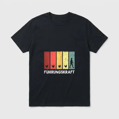 Führungskraft Landwirt Hühner Bauer T-Shirt – Klassisches T-Shirt in Schwarz
