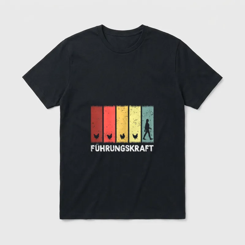 Führungskraft Landwirt Hühner Bauer T-Shirt – Klassisches T-Shirt in Schwarz