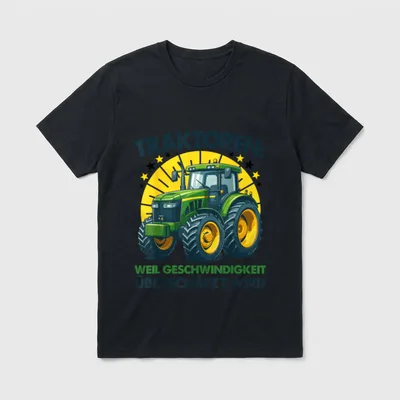 Trecker Schlepper Jungs Lustig T-Shirt – Klassisches T-Shirt in Schwarz