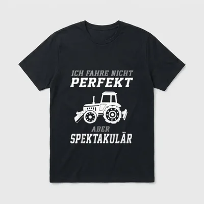 Spektakulärer Landwirt T-Shirt – Klassisches T-Shirt in Schwarz