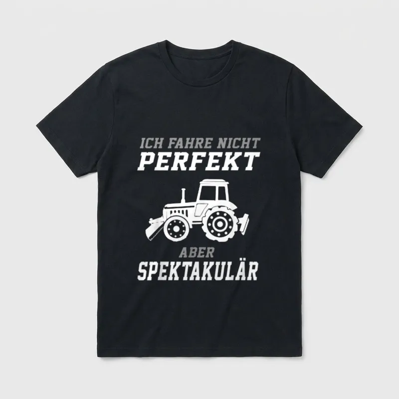 Spektakulärer Landwirt T-Shirt – Klassisches T-Shirt in Schwarz