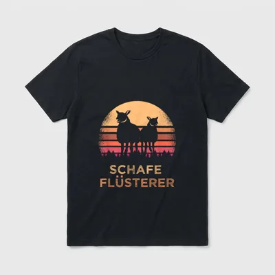 Schafe Flüsterer Landwirt Bauer T-Shirt – Klassisches T-Shirt in Schwarz