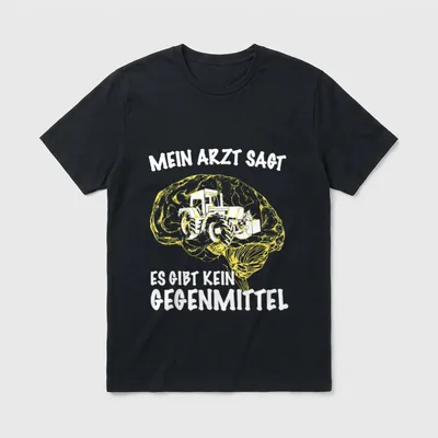 Landwirt Bauer Lustige Sprüche T-Shirt – Klassisches T-Shirt in Schwarz
