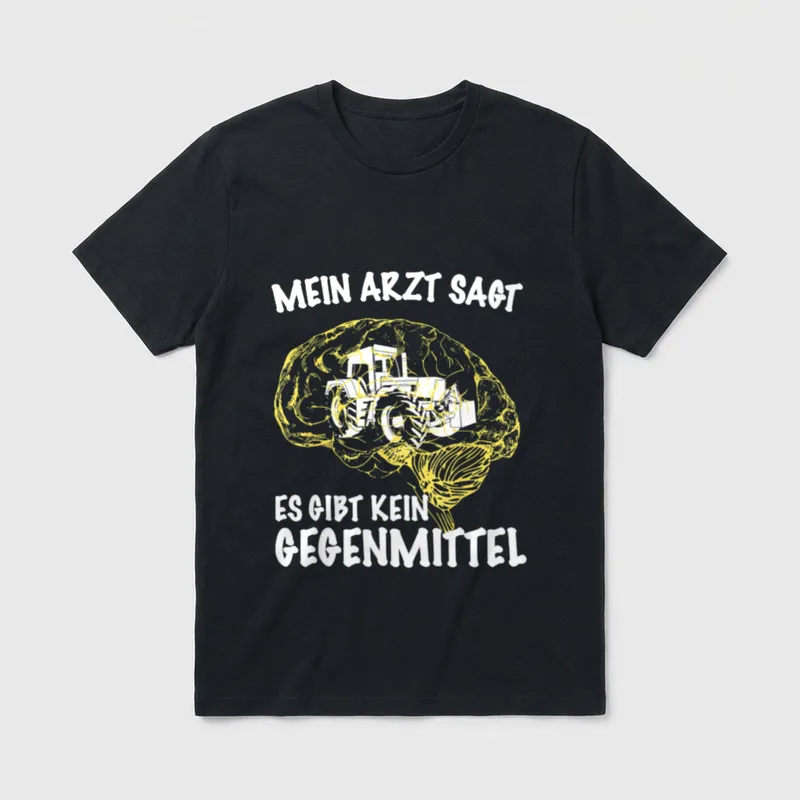 Landwirt Bauer Lustige Sprüche T-Shirt – Klassisches T-Shirt in Schwarz