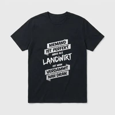 Landwirt lustige Geschenk-Idee T-Shirt – Klassisches T-Shirt in Schwarz