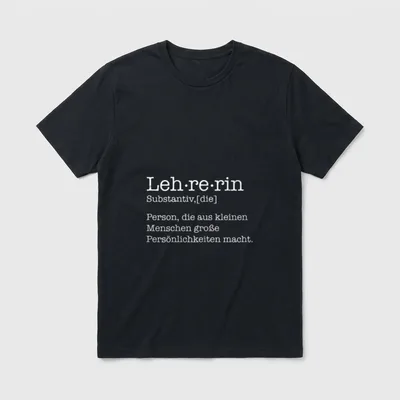 Lehrer T-Shirt lustig – Klassisches T-Shirt in Schwarz