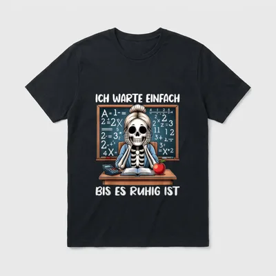 Lehrer Lehrerin Outfit Lustige T-Shirt – Klassisches T-Shirt in Schwarz