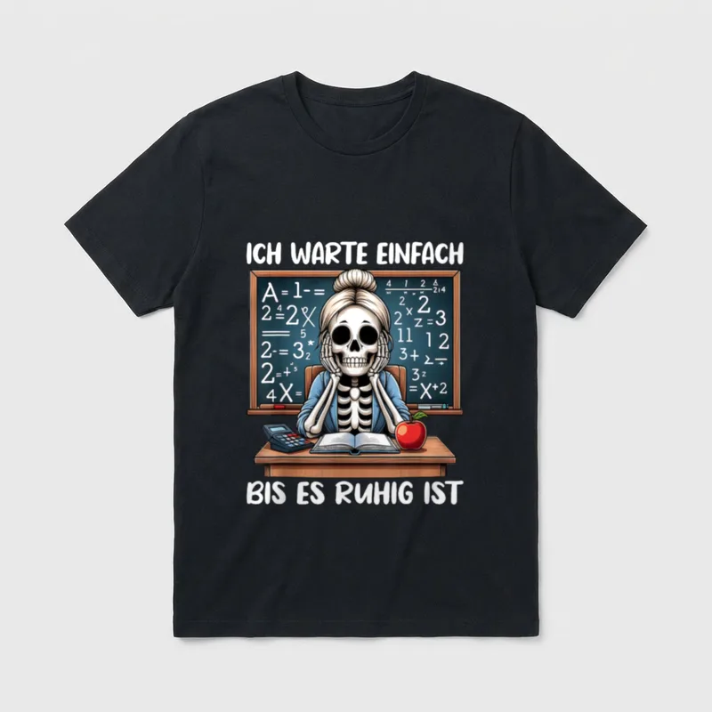 Lehrer Lehrerin Outfit Lustige T-Shirt – Klassisches T-Shirt in Schwarz