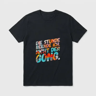 Lehrer lustiger Spruch T-Shirt – Klassisches T-Shirt in Schwarz