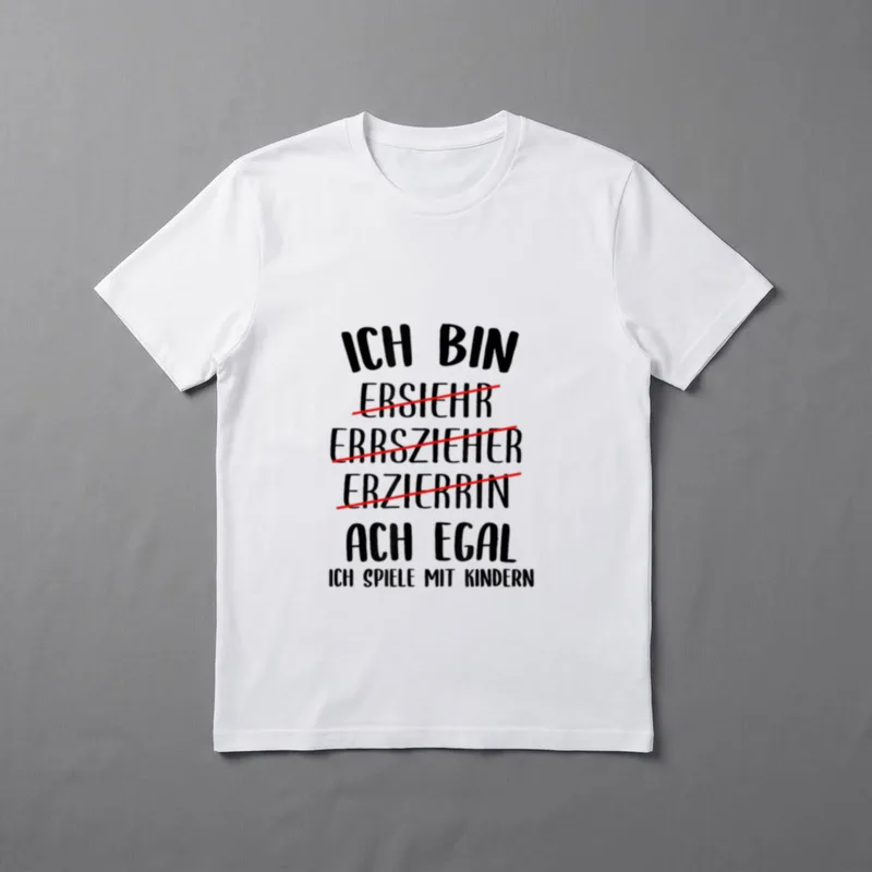Erzieherin Erzieher Witzig Pädagogin T-Shirt – Klassisches T-Shirt in Schwarz