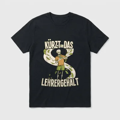 Lehrer Spruch Kürzt T-Shirt – Klassisches T-Shirt in Schwarz