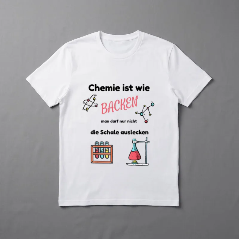 Lustiger Spruch Chemielehrerin Chemikerin T-Shirt – Klassisches T-Shirt in Schwarz