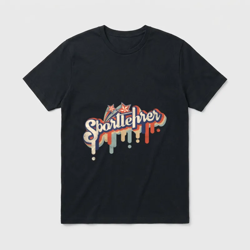 Sportlehrer Sportunterricht Sprüche Sport T-Shirt – Klassisches T-Shirt in Schwarz