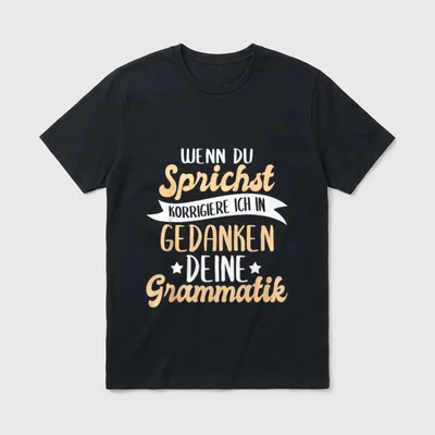 Lustige Lehrer Sprüche Wenn T-Shirt – Klassisches T-Shirt in Schwarz